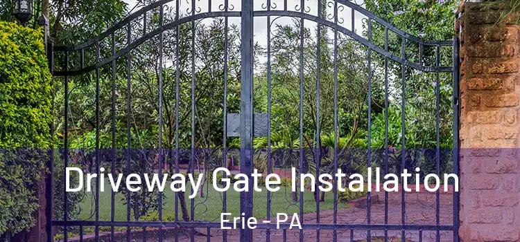  Driveway Gate Installation Erie - PA